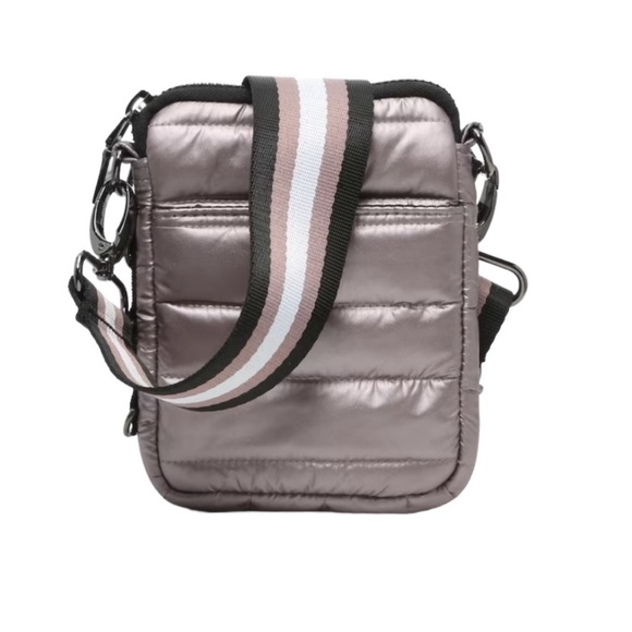 Think Royln The Cell Crossbody Bag Quilted in Pearl Latte ~ Retail $98 - Picture 2 of 14